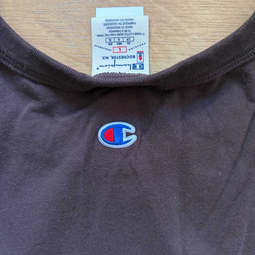 Champion Dark Brown Muscle Tee - Picture 5 of 5